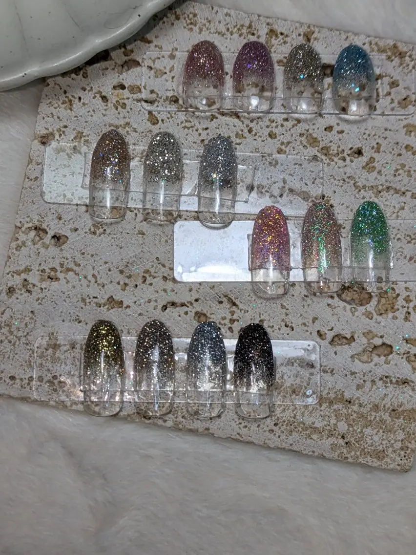 ネイル グラデーション ラメ(グリッター) ラメグラデーション m&pPrivate nailsalonのネイルデザイン