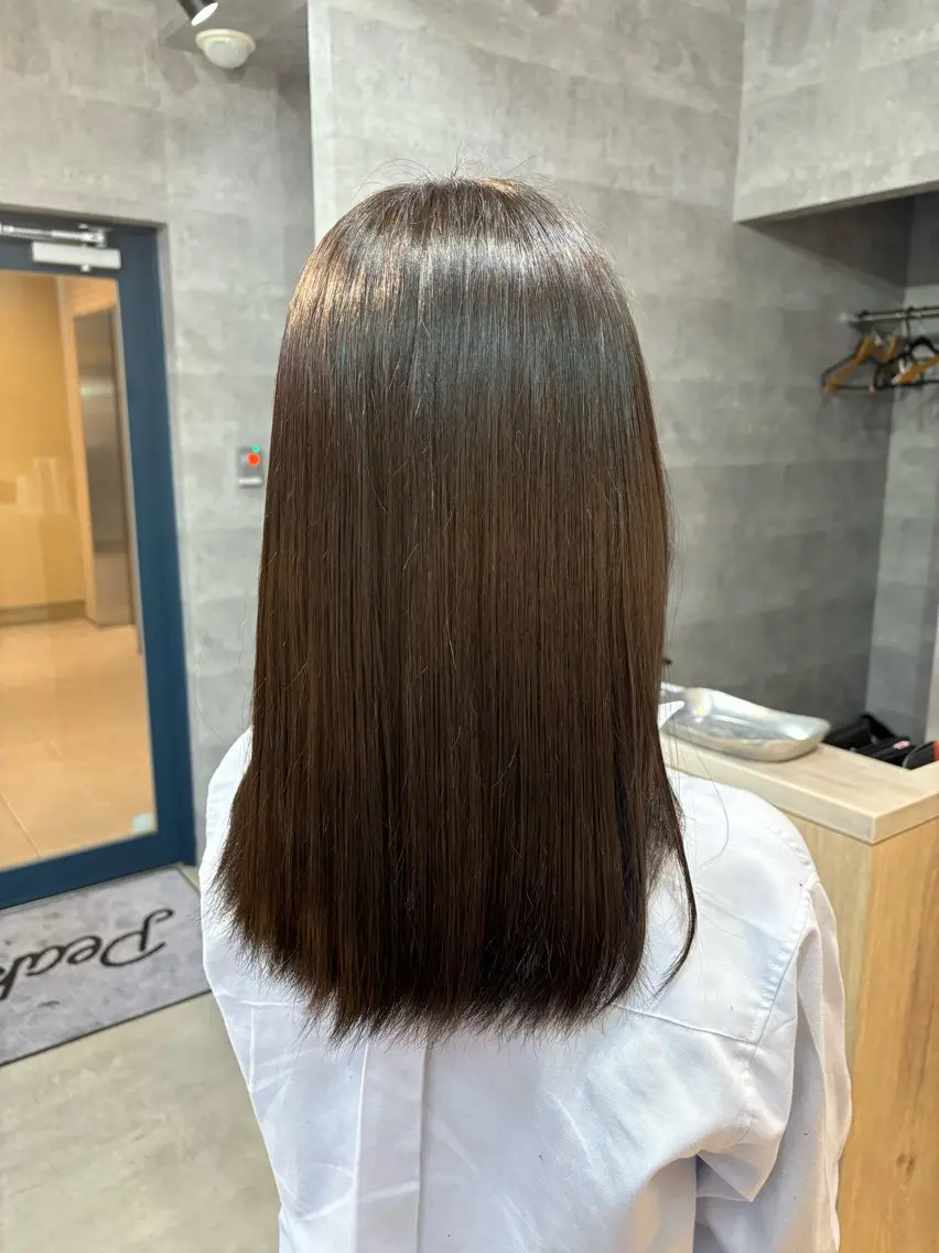 ミディアム さき  ︎︎のヘアスタイル