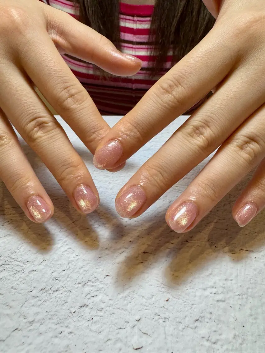 ネイル ジェルネイル 韓国ネイル オレンジ ハンドネイル byeol nailのネイルデザイン