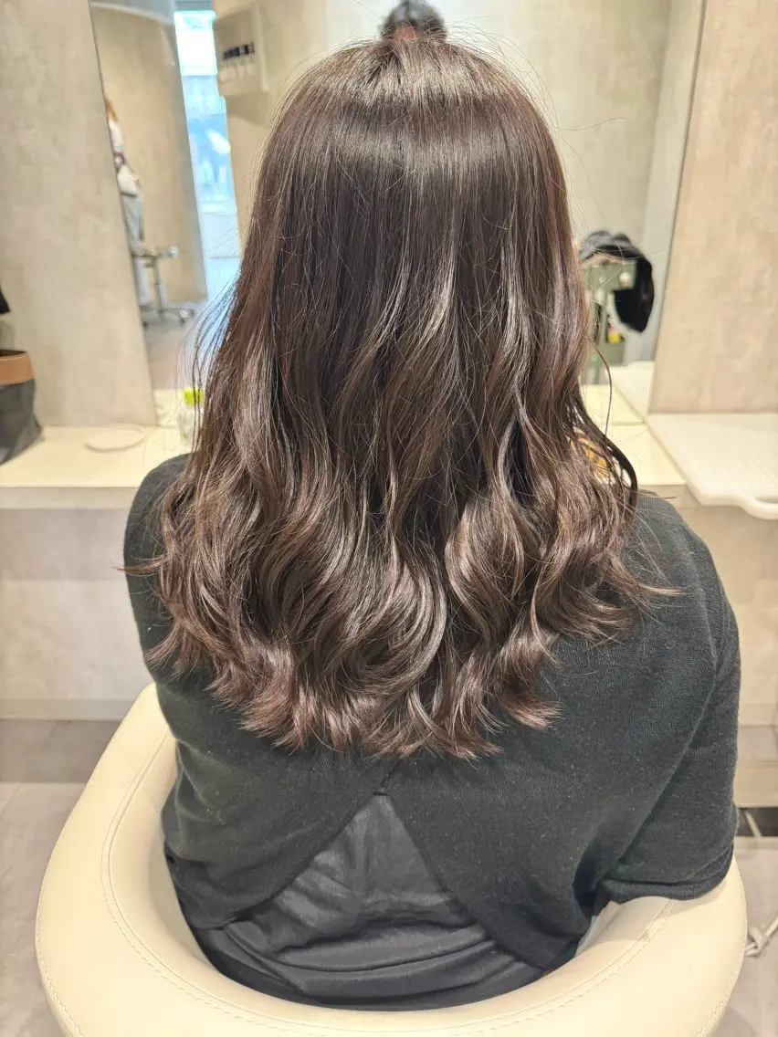 ロング デジタルパーマ💫/ 似合わせカット✂️のヘアスタイル