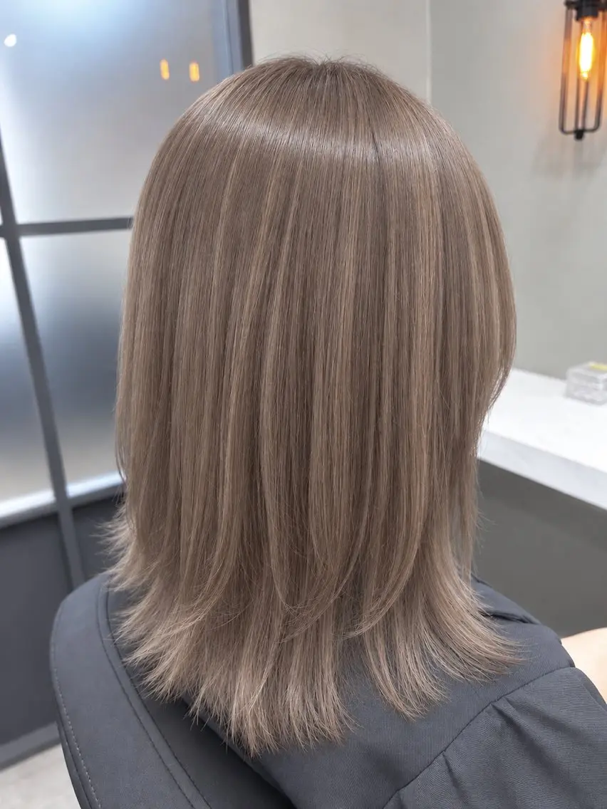 ショート カラー レイヤーカット 外ハネヘア カット ヘアカラー トリートメント 冨永 直矢のヘアスタイル
