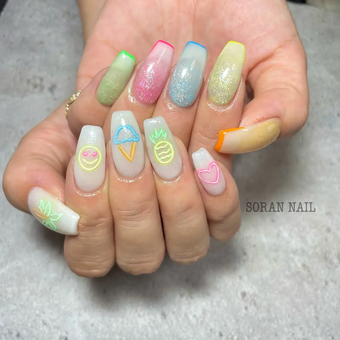 ネイル ハンドネイル soran nailのネイルデザイン
