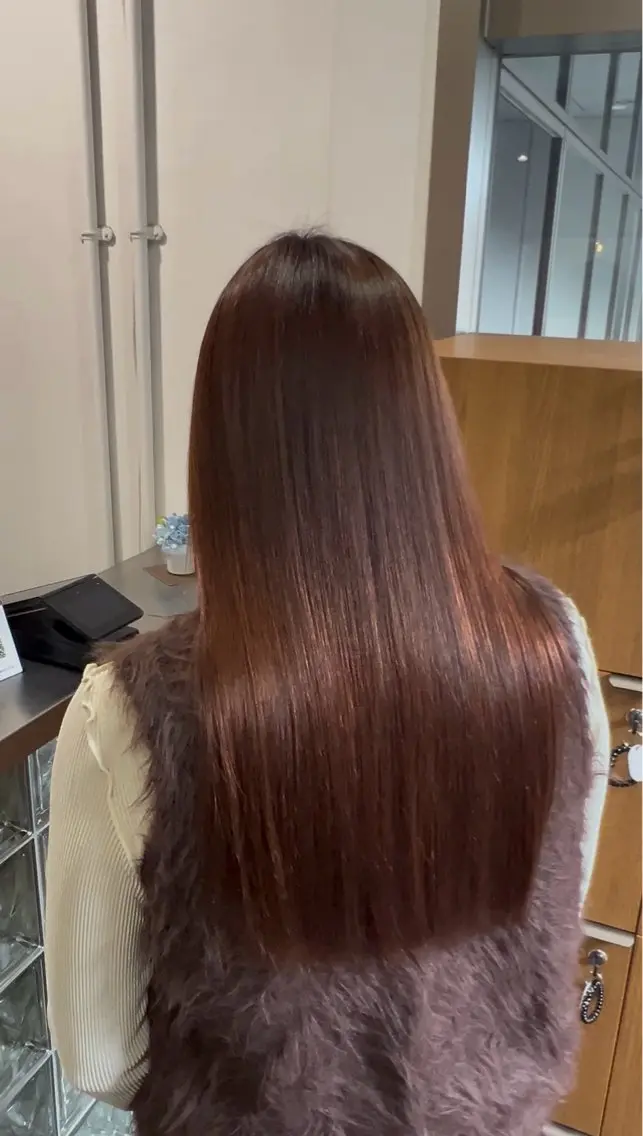 ノンダメージ縮毛矯正🍀✨＋3stepトリートメント付きの写真