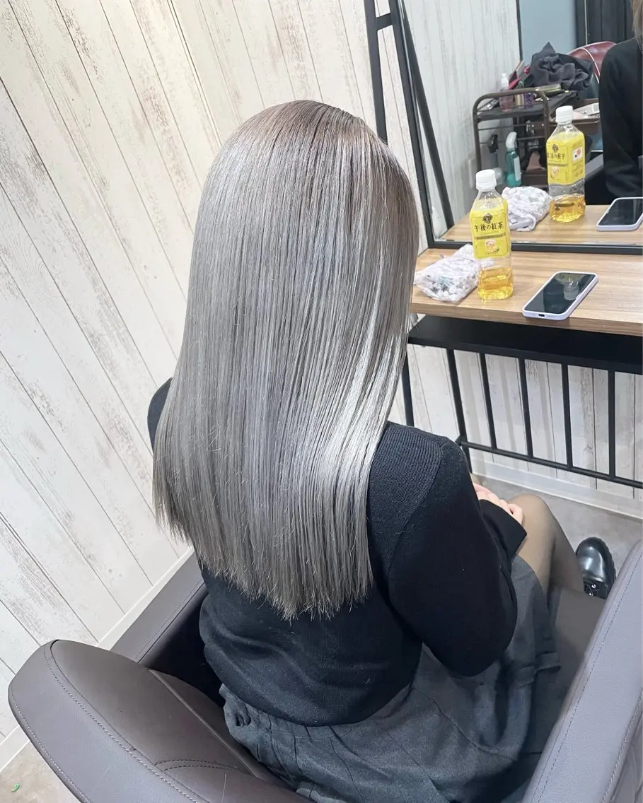ロング カット ヘアカラー ブリーチ特化🎖️ピ ンクカラー高橋さやかのヘアスタイル