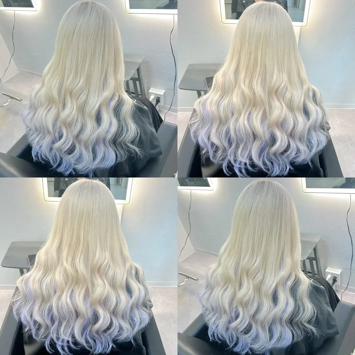セミロング カラー インナーカラー カット ヘアカラー トリートメント ブリーチ&エクステ 🥀ケアカラー特化のヘアスタイル