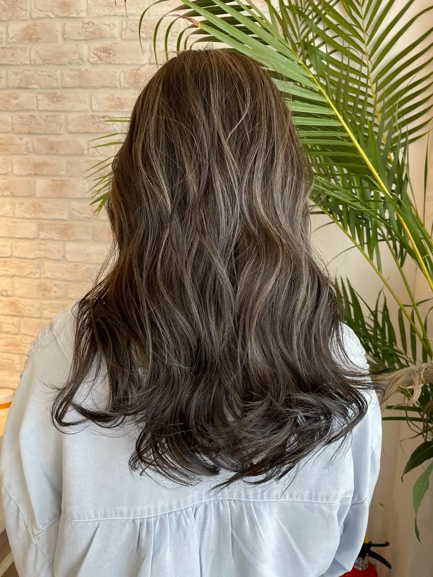 セミロング ヘアカラー 艶髪💎美容師 TATSUYAのヘアスタイル