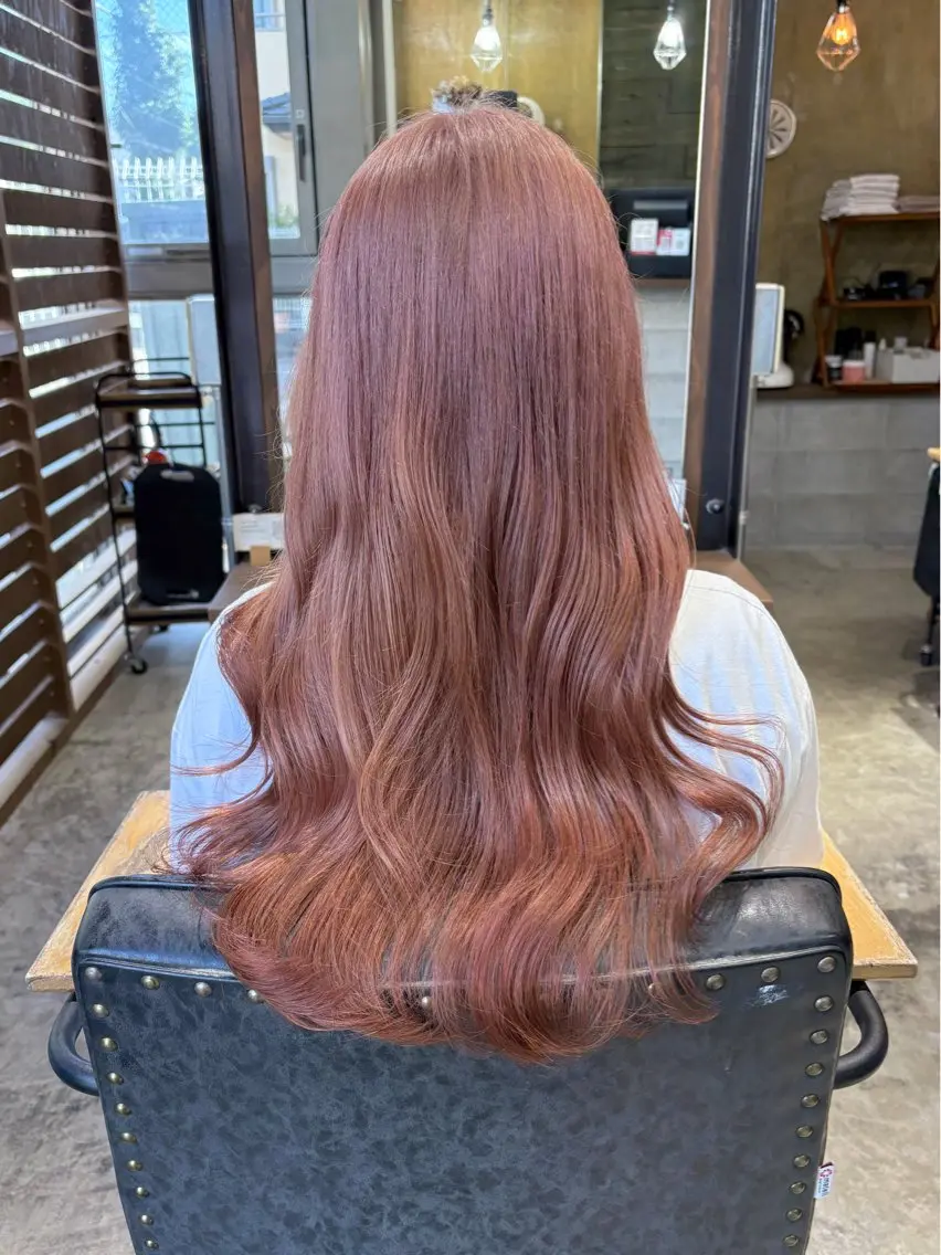 ロング ヘアカラー pins 🦋sakiのヘアスタイル