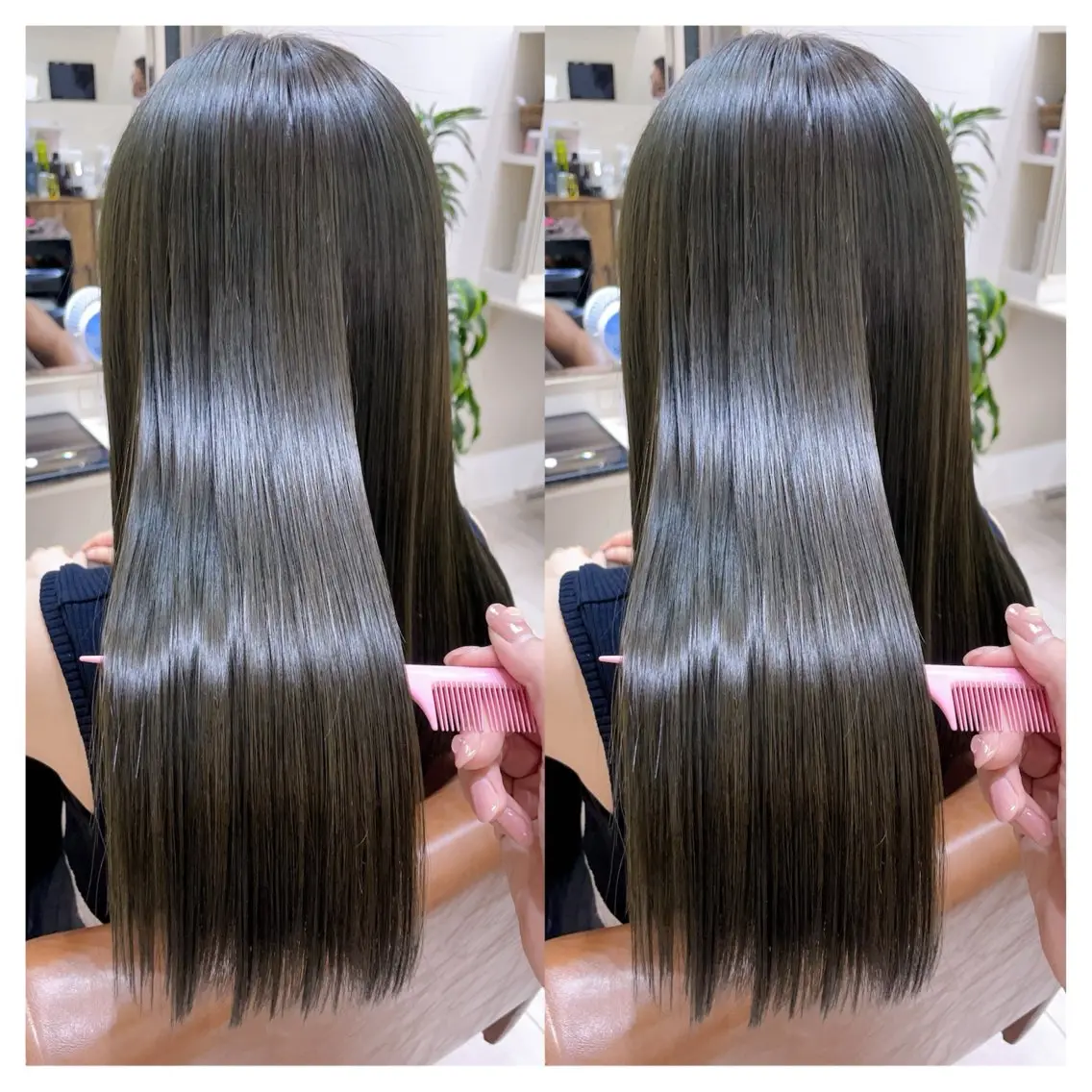 セミロング カラー カット ヘアカラー トリートメント 村山 茉衣のヘアスタイル