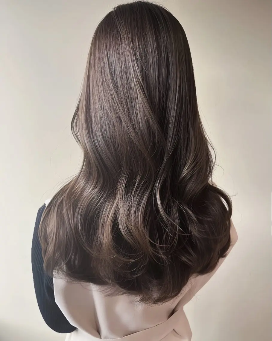 ロング 奥田 蓮のヘアスタイル