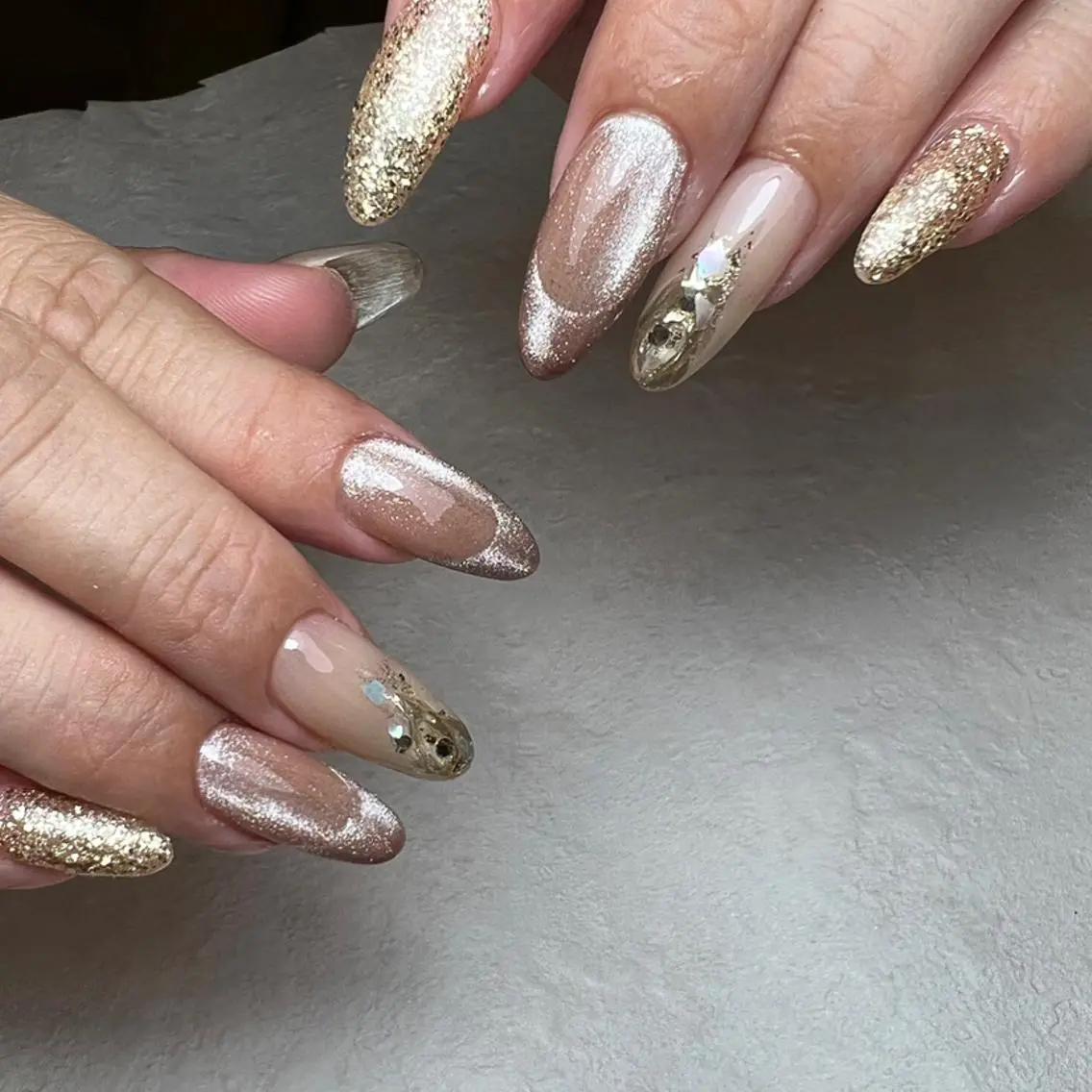 ネイル アートネイル ジェルネイル パラジェル ホワイト MAKANI salonのネイルデザイン