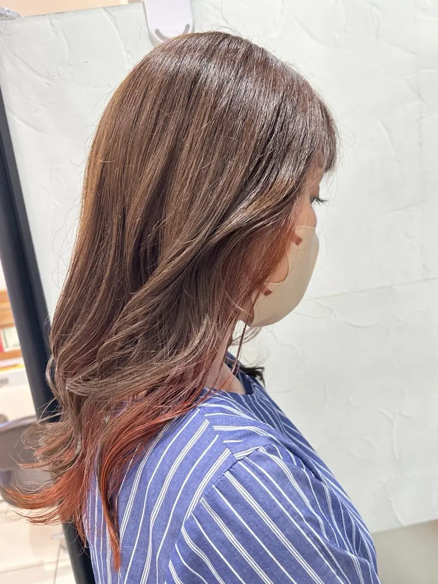 ロング カラー 🫧【ちゅるんカラ ー】あいみ🫧のヘアスタイル