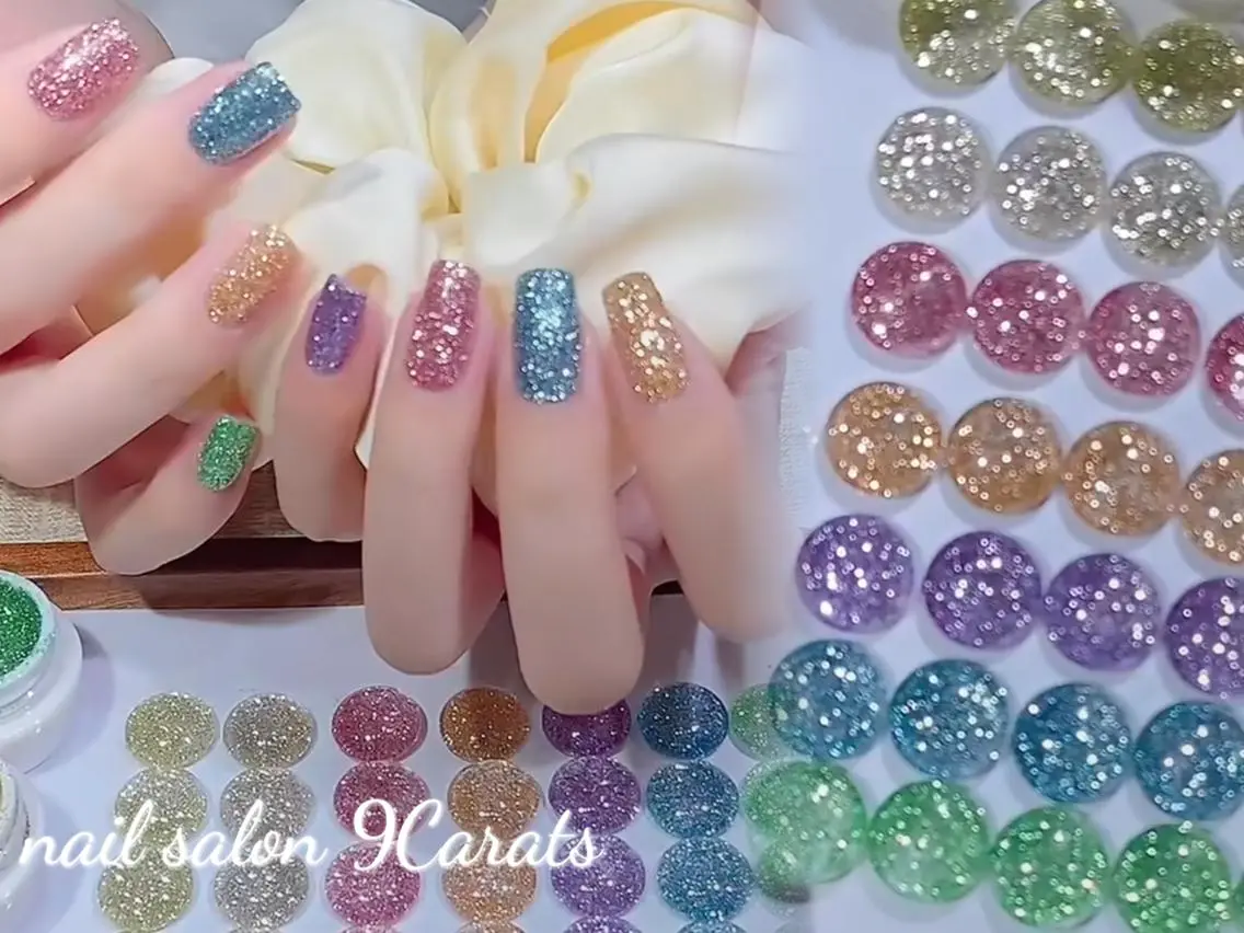 💅【新規オフ無料】ダイヤモンドフラッシュ☆ワンカラーorグラデーション5500円 新規オフ無料✨💰5500円の写真