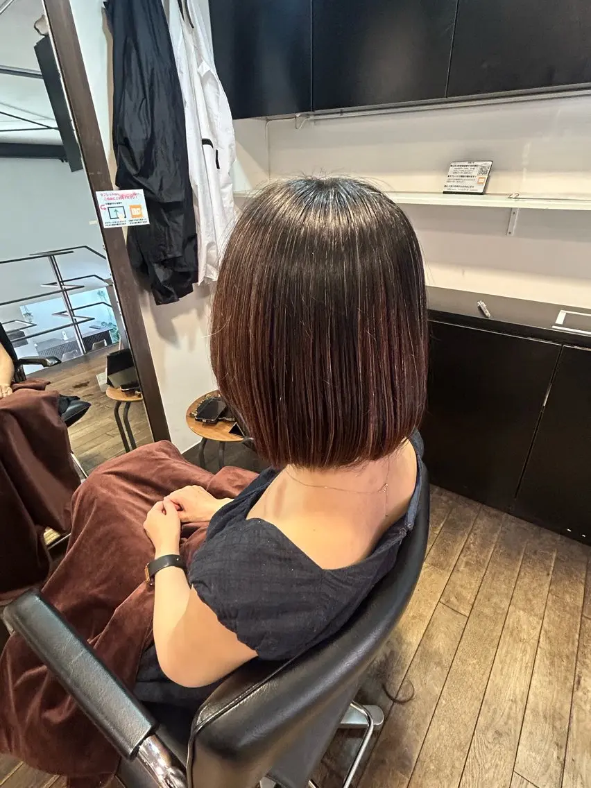 ショート ボブ 福井 愛瑠のヘアスタイル