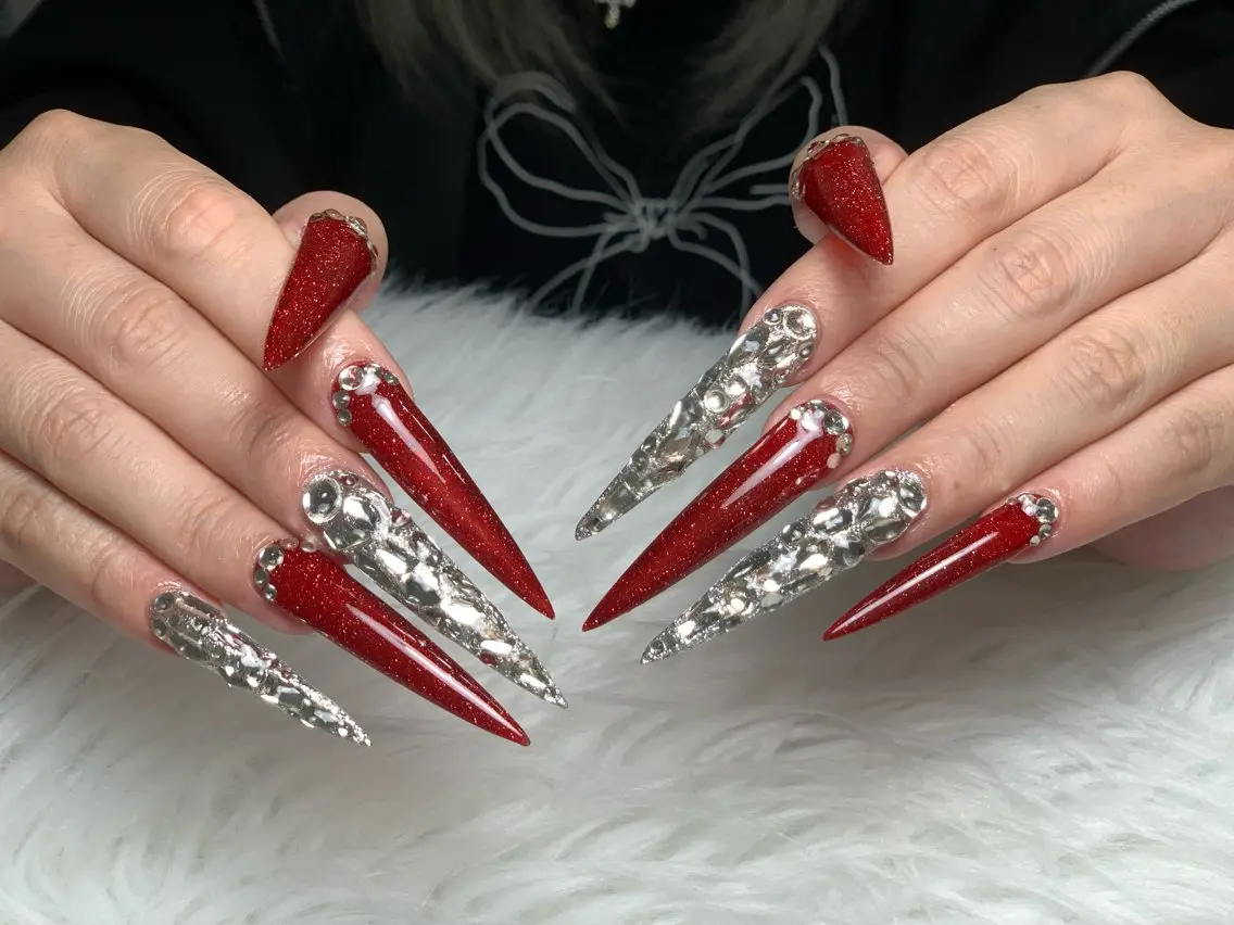 ネイル アートネイル 長さ出し ジェルネイル 韓国ネイル マグネットネイル ハンドネイル Cloudy Chan Nailのネイルデザイン