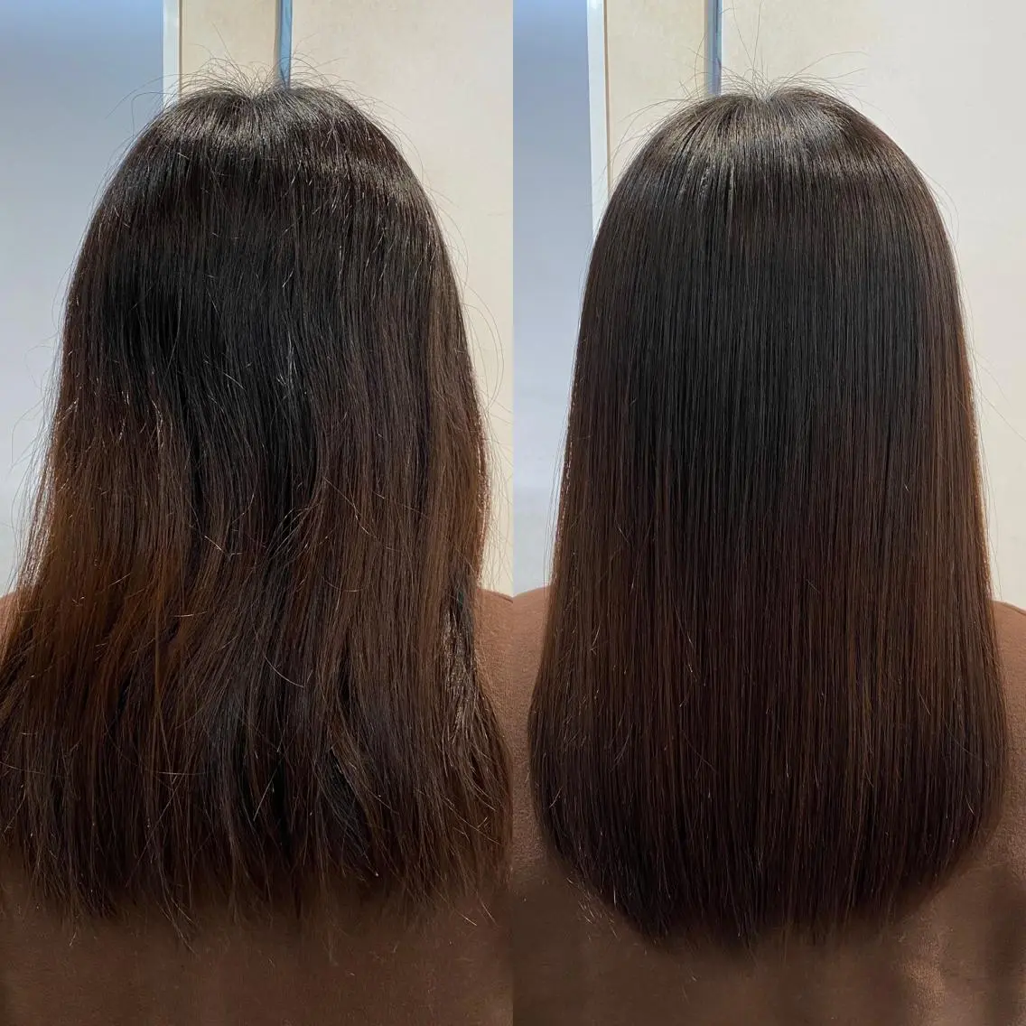 ロング パーマ 顔まわりカット🌟 くびれヘア/寺門遥輝のヘアスタイル