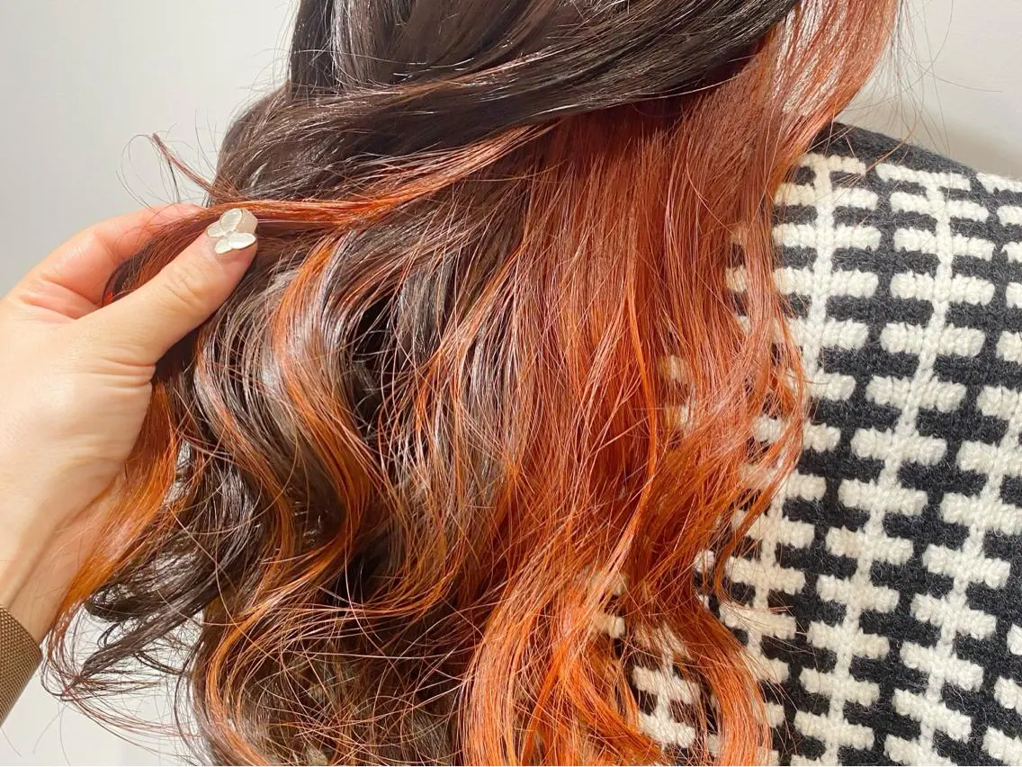 ロング カラー ヘアアレンジ 髪質改善 トリートメント ヘアカラー トリートメント 新宿color🐝 AYAKA🌈💖のヘアスタイル