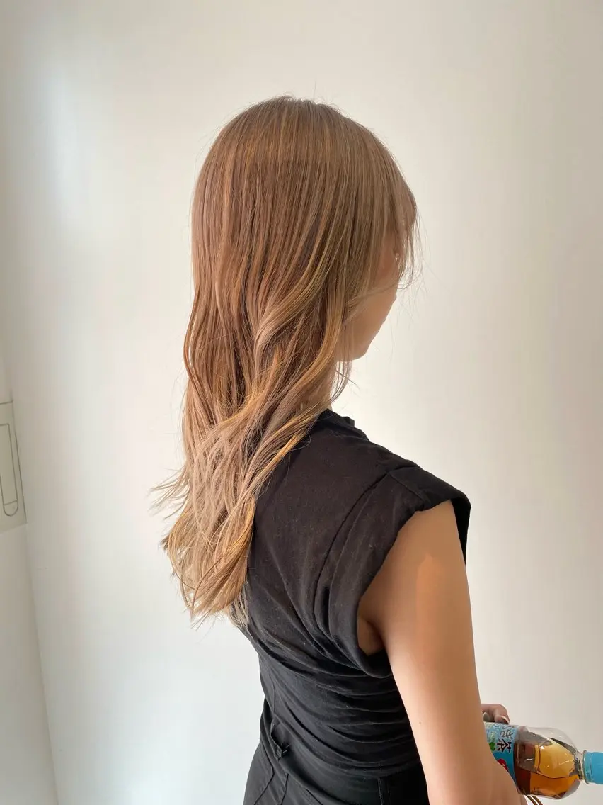 ミディアム トリートメント ヘアセット 🎗副店長/井上 竜 ブリーチ指名No.1のヘアスタイル