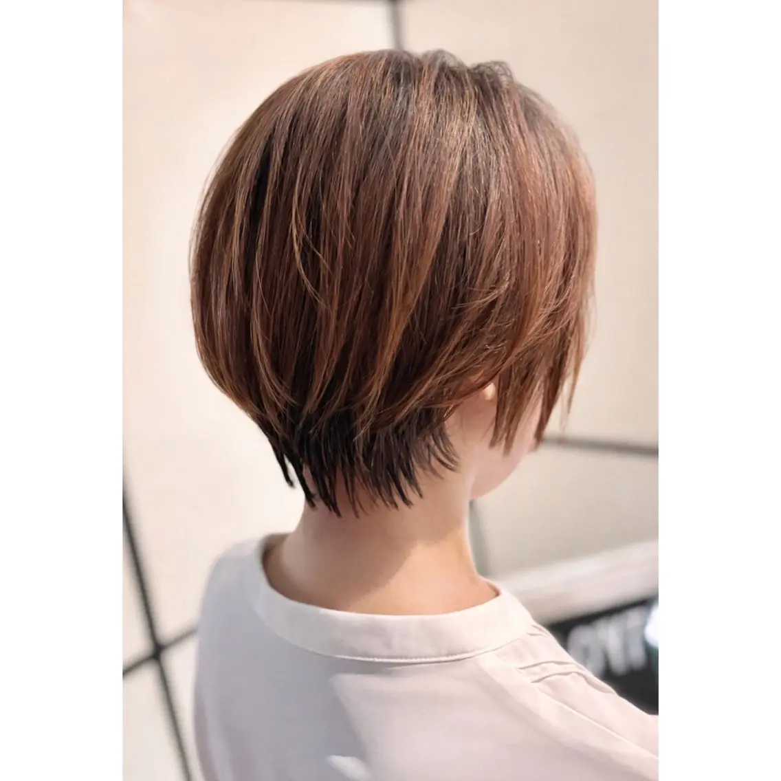 ショート ショートヘア 森光みやび / WILLOW京橋のヘアスタイル