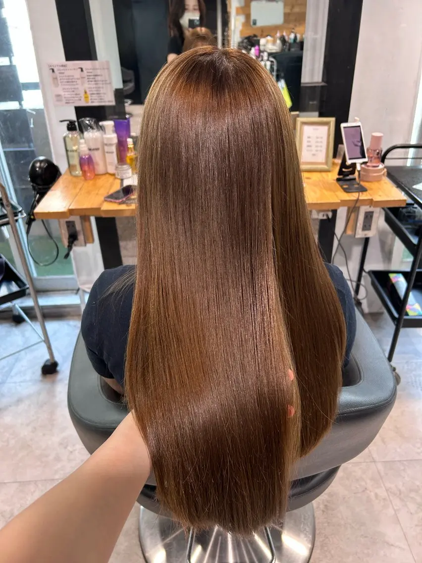 ロング カット ヘアカラー トリートメント レイヤーStyle 🪽菜々実のヘアスタイル