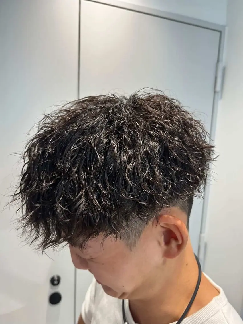 パーマ メンズ カット パーマ 後藤 拓未 fifth栄のヘアスタイル