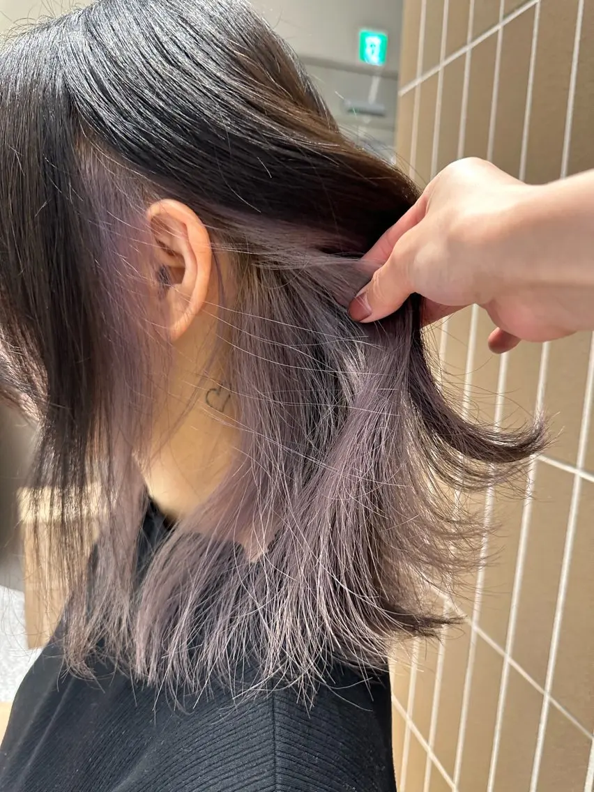 セミロング カラー ヘアカラー トリートメント マンツーマン💘/ wカラー/半個室のヘアスタイル