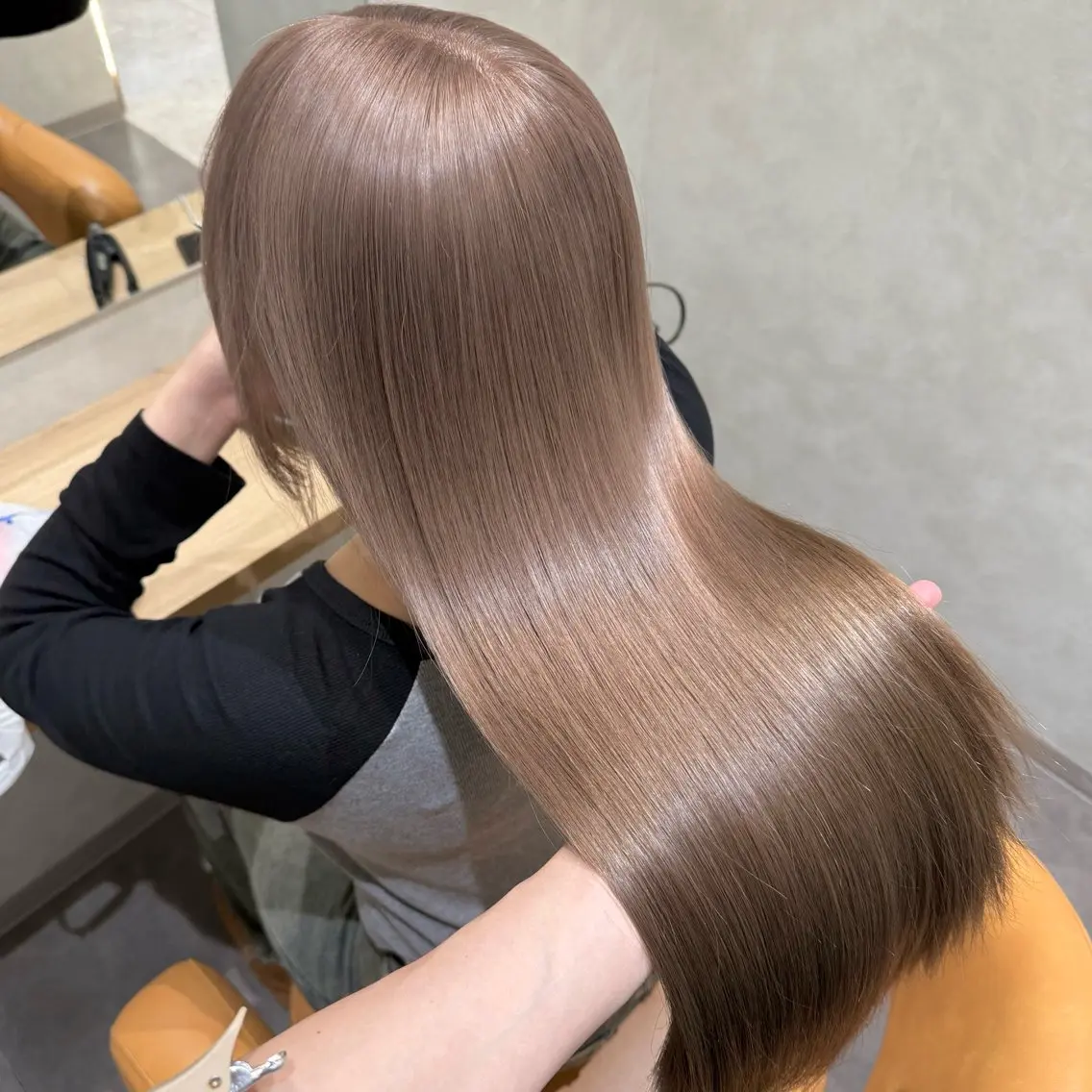 ロング ヘアカラー トリートメント ‎🤍札幌ハイトーン 🤍シンゴのヘアスタイル