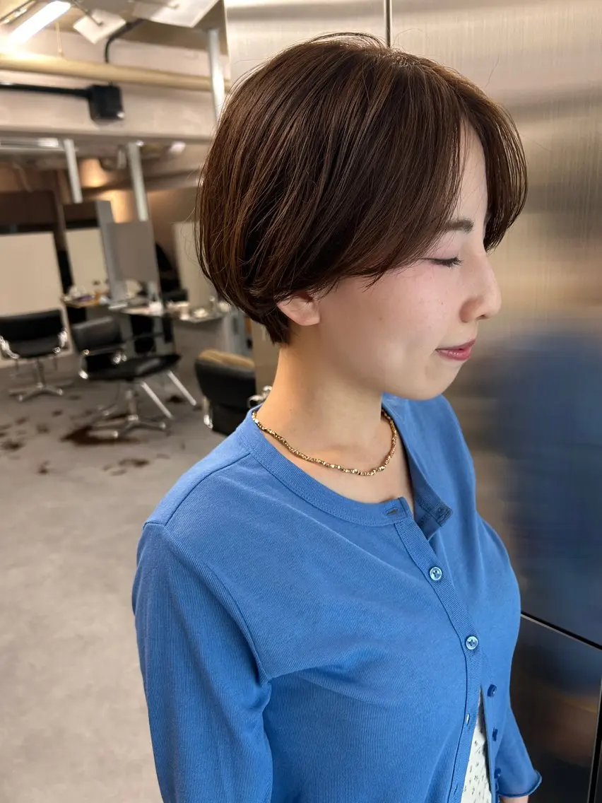 ショート カラー ハンサムショート ショートヘア カット ヘアカラー トリートメント ayane⭐️ボブ・ ショート・パーマのヘアスタイル