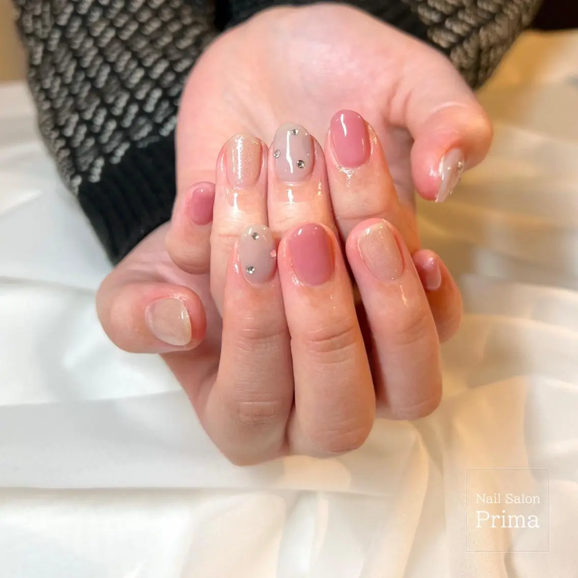 ミディアム ネイル SalonPrima 西院Nail&Eyeのネイルデザイン