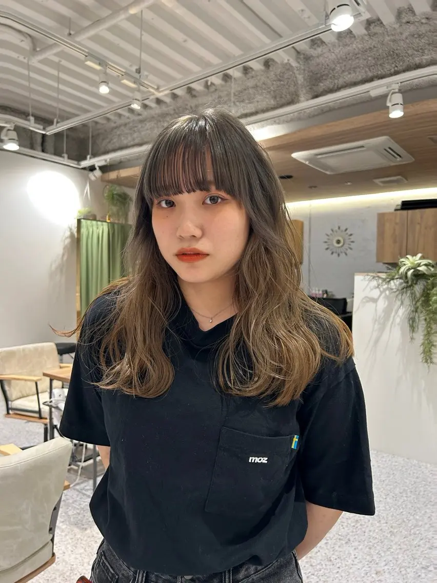 ロング ヘアカラー hair&eye🎀 /momoKaのヘアスタイル