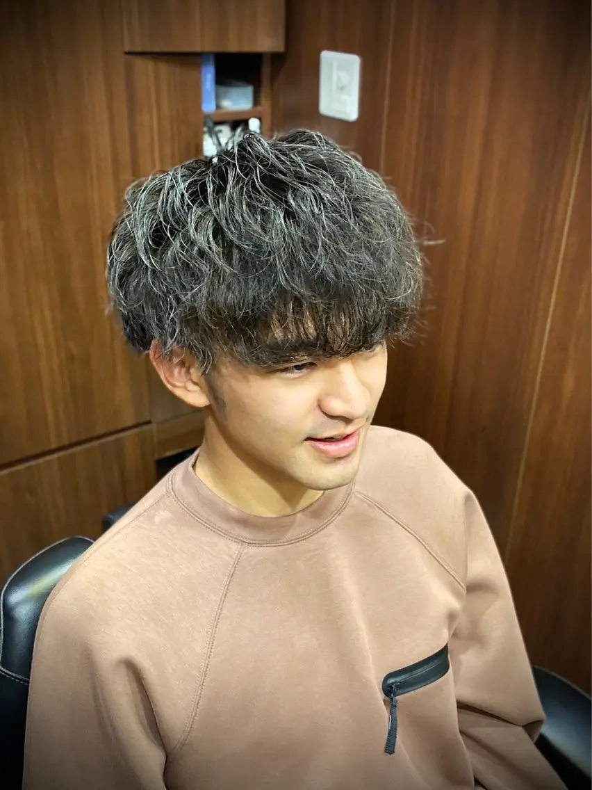 メンズ 三瓶まい  メンズ/ レディースカット✂️のヘアスタイル