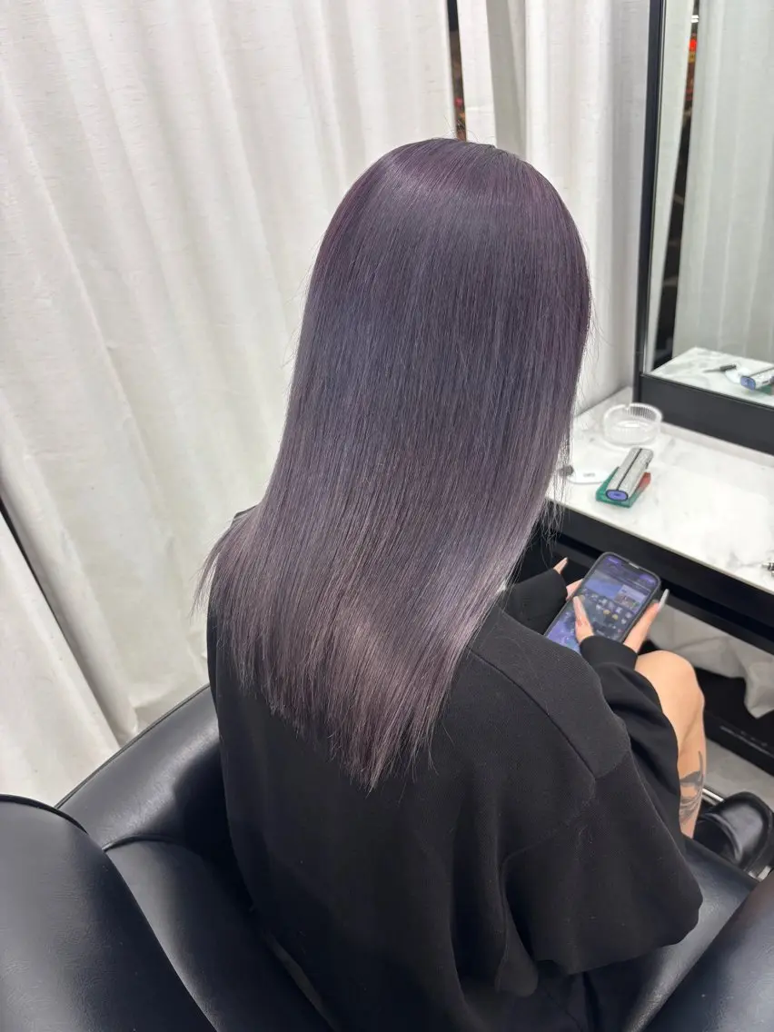 セミロング カラー ヘアカラー ブリーチ/エクステ モデル募集中🖤のヘアスタイル