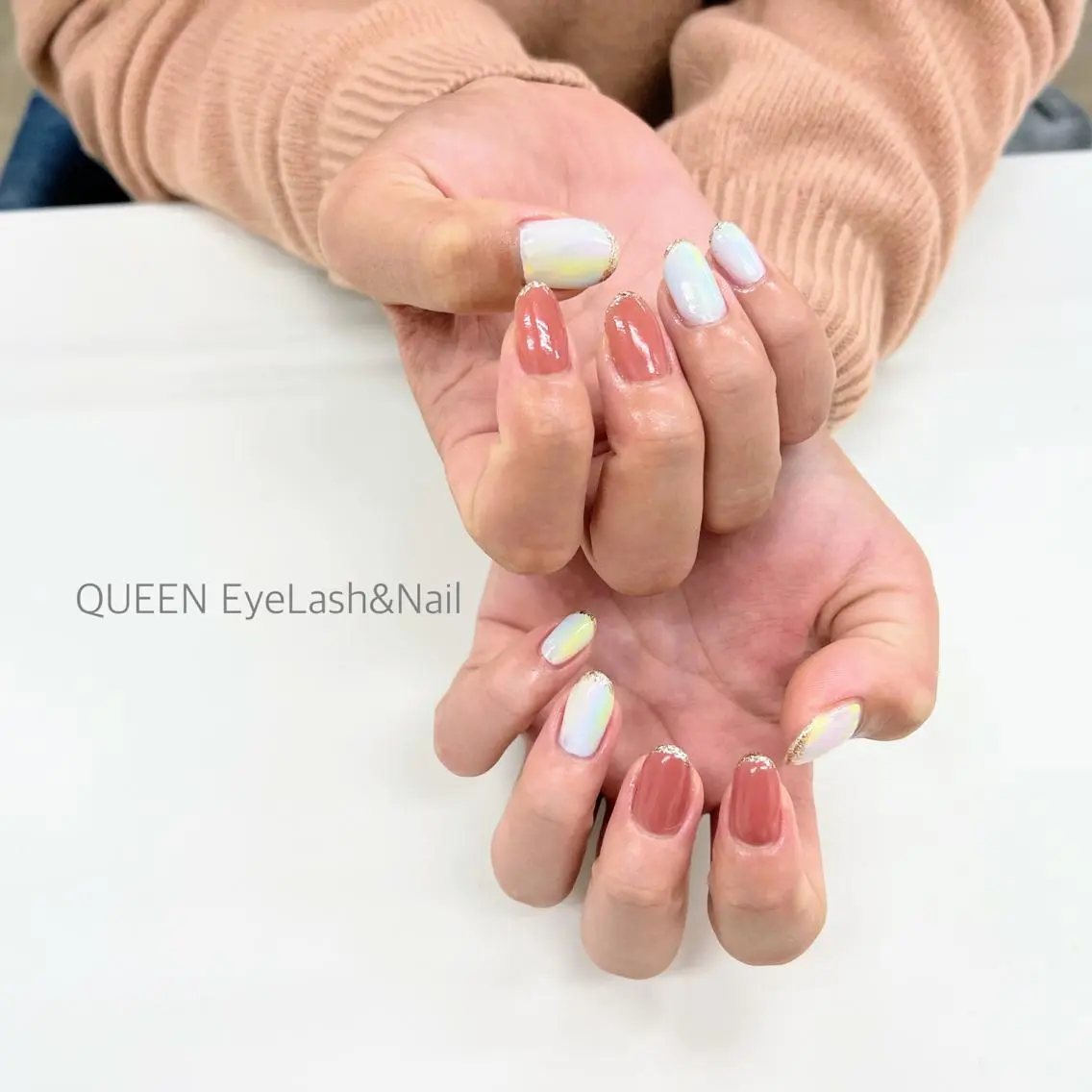 ミディアム ネイル Bloom Nailのネイルデザイン