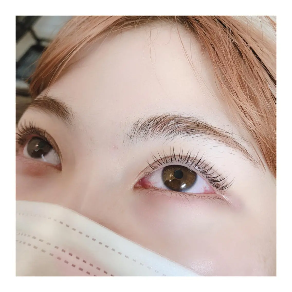 マツエク・マツパ パリジェンヌラッシュリフト GLANDOLL SAKURAのマツエク・マツパデザイン