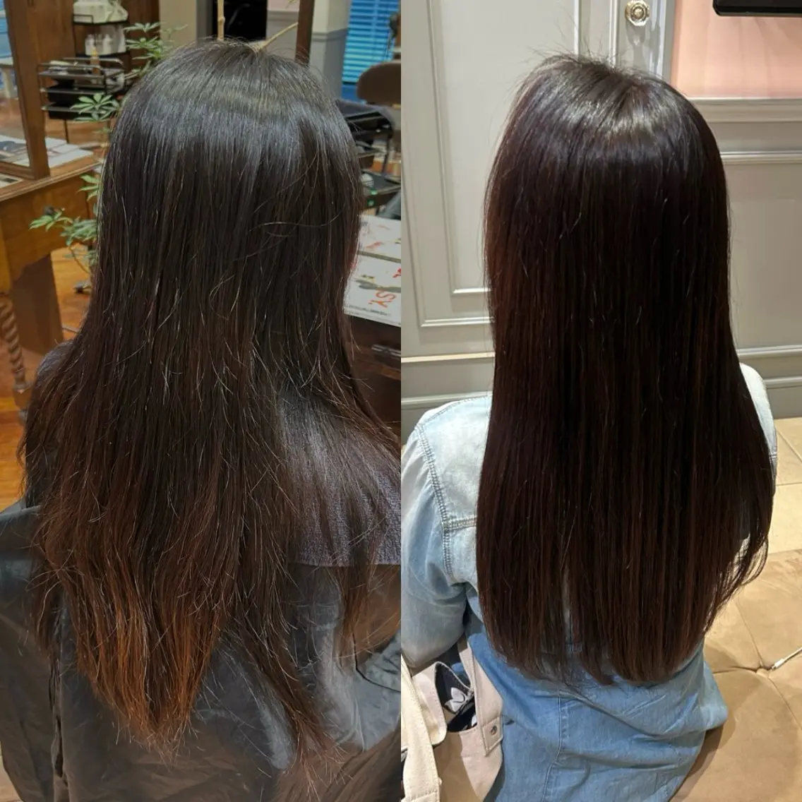 ロング カラー 西奥 琴葉のヘアスタイル