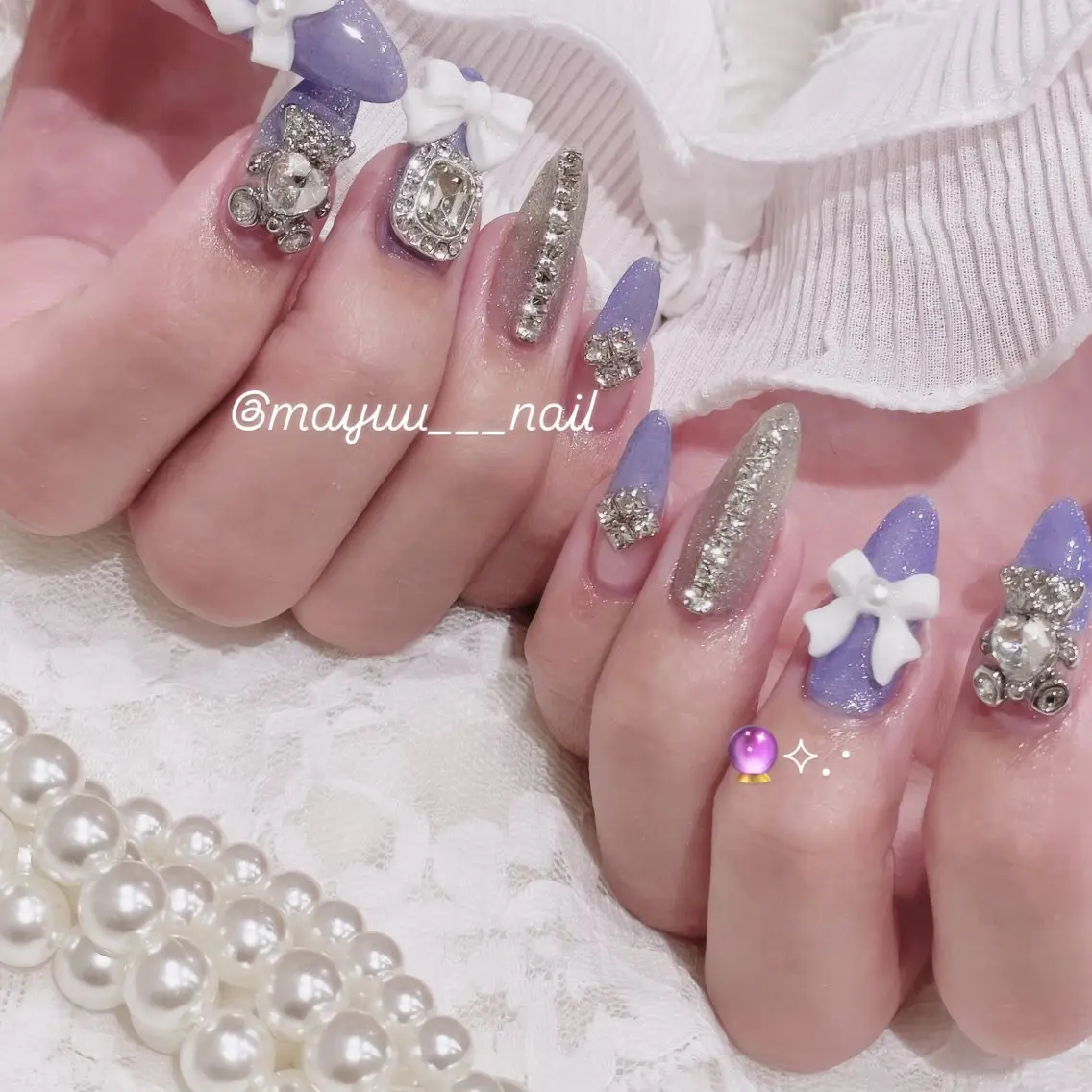 ネイル 🎀 Mayu 🎀痛ネイルのネイルデザイン