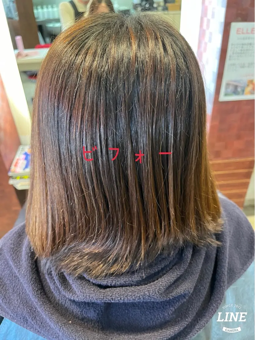 ミディアム カラー 織田 英之のヘアスタイル