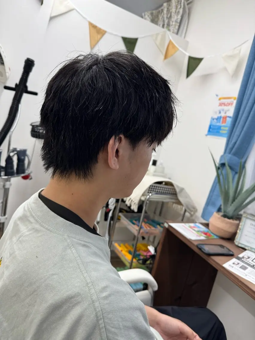 メンズカットの写真