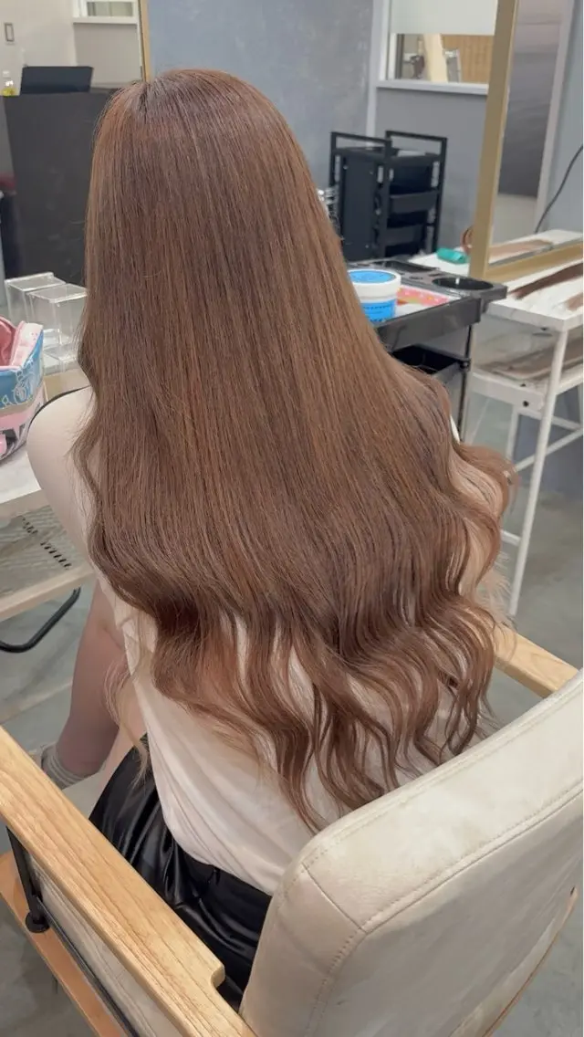カラー+トリートメント+シールエクステ60枚〜80枚(ハイトーンエクステは+1000¥)の写真