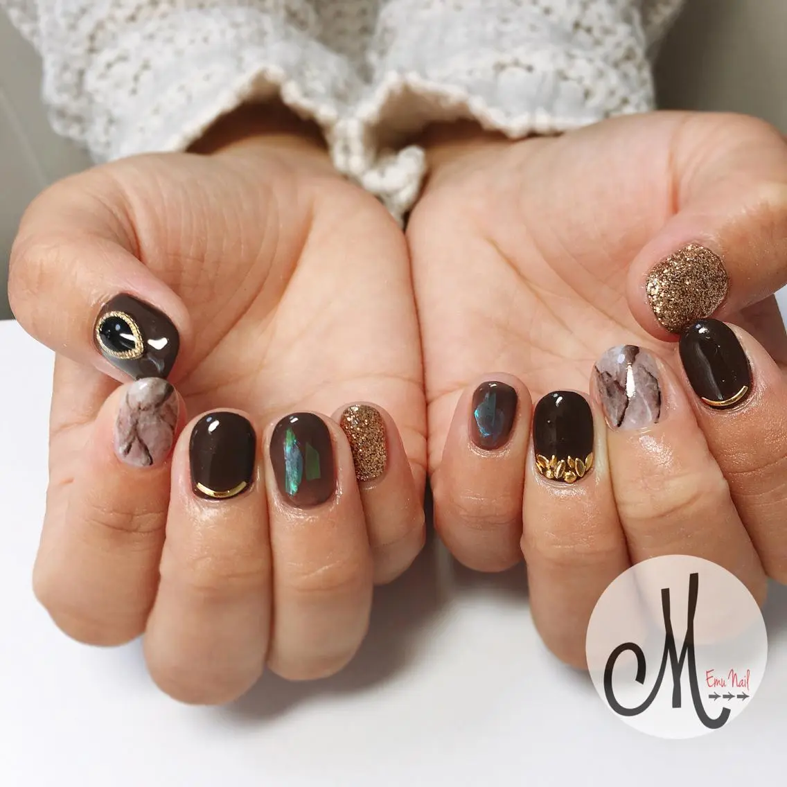 ネイル ハンドネイル Emu Nailのネイルデザイン