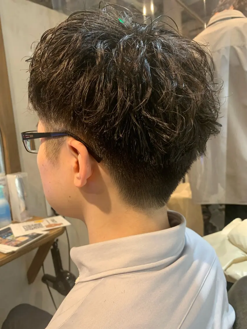 ショート メンズ カット ヘアカラー トリートメント repose日本橋 室町のヘアスタイル