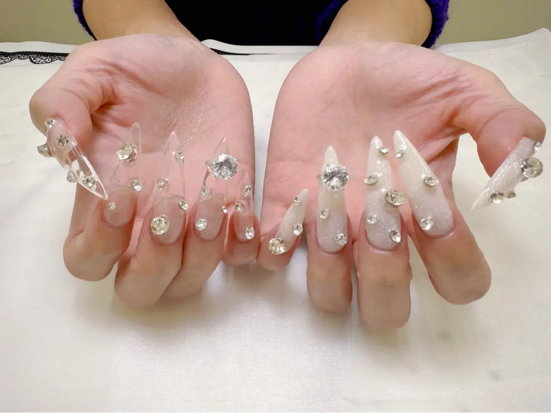 ネイル ロングネイル スーパーロングネイル ハンドネイル garden Nail Salonのネイルデザイン