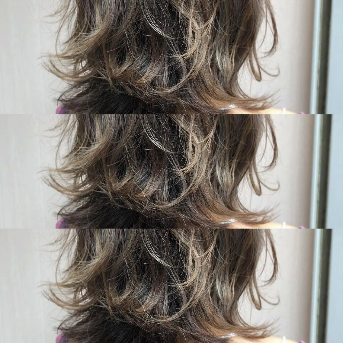 ショート カラー パーマ レイヤーカット 細川 亮のヘアスタイル