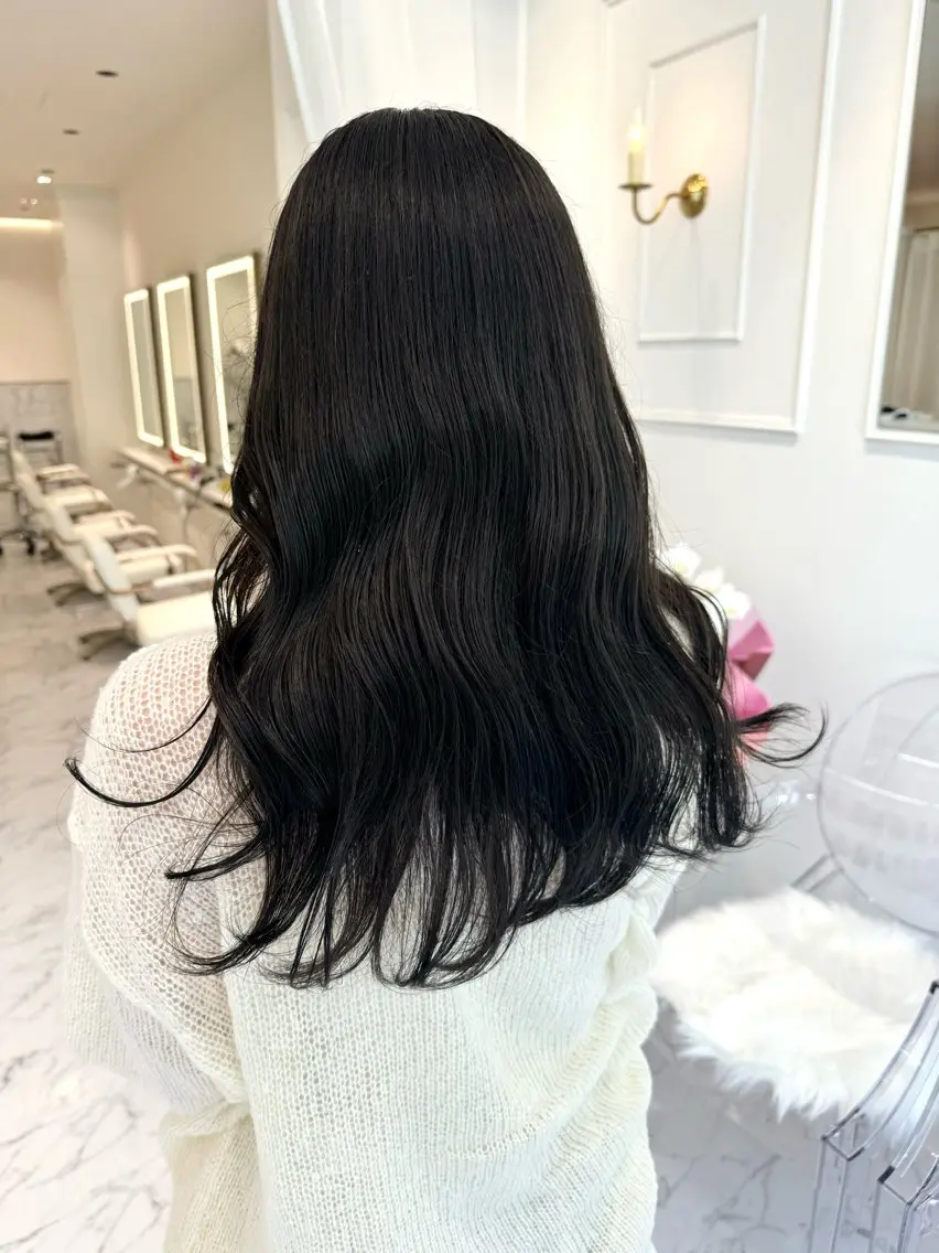 ロング カラー ヘアカラー トリートメント ParveMix🍀 藤原愛未のヘアスタイル