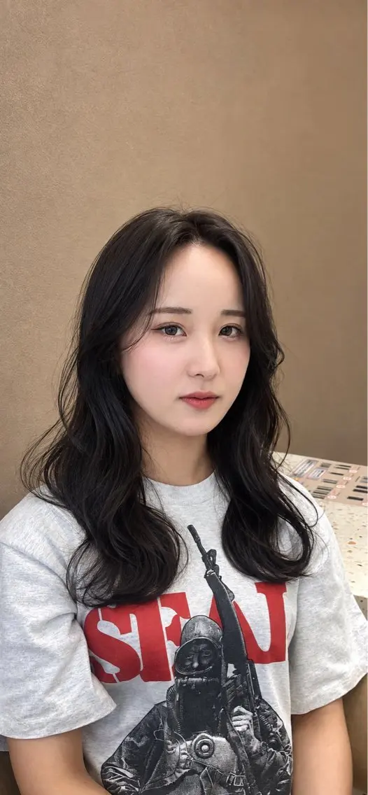 ロング カラー ヘアカラー トリートメント 透明感カラー /縮毛矯正/まなやのヘアスタイル