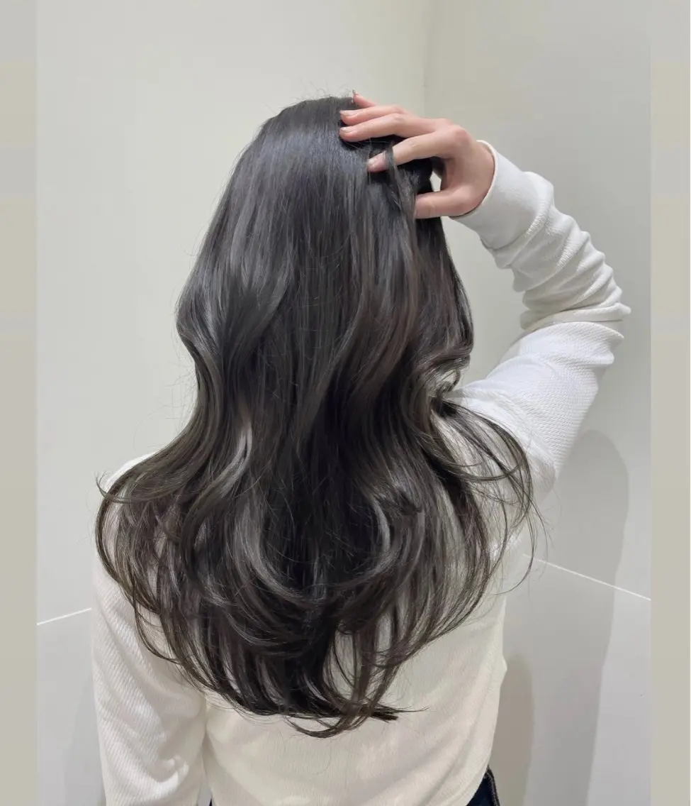 🇰🇷オルチャン艶髪カラー🇰🇷+プチトリートメント+コテ巻き♡の写真