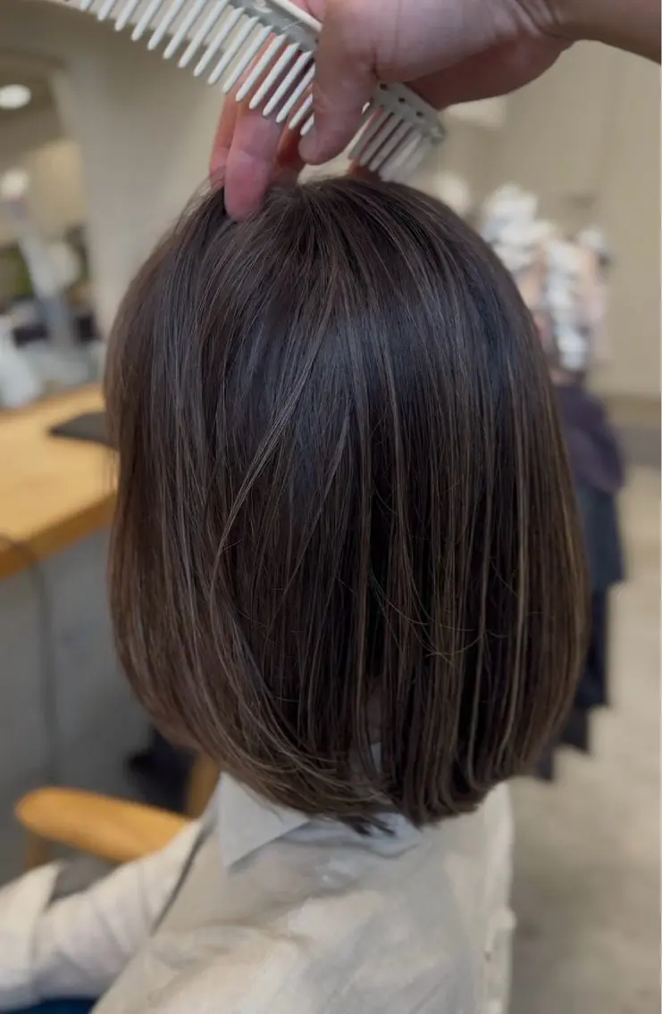 ミディアム カラー ヘアカラー だいき /e’s/U/鎌倉のヘアスタイル