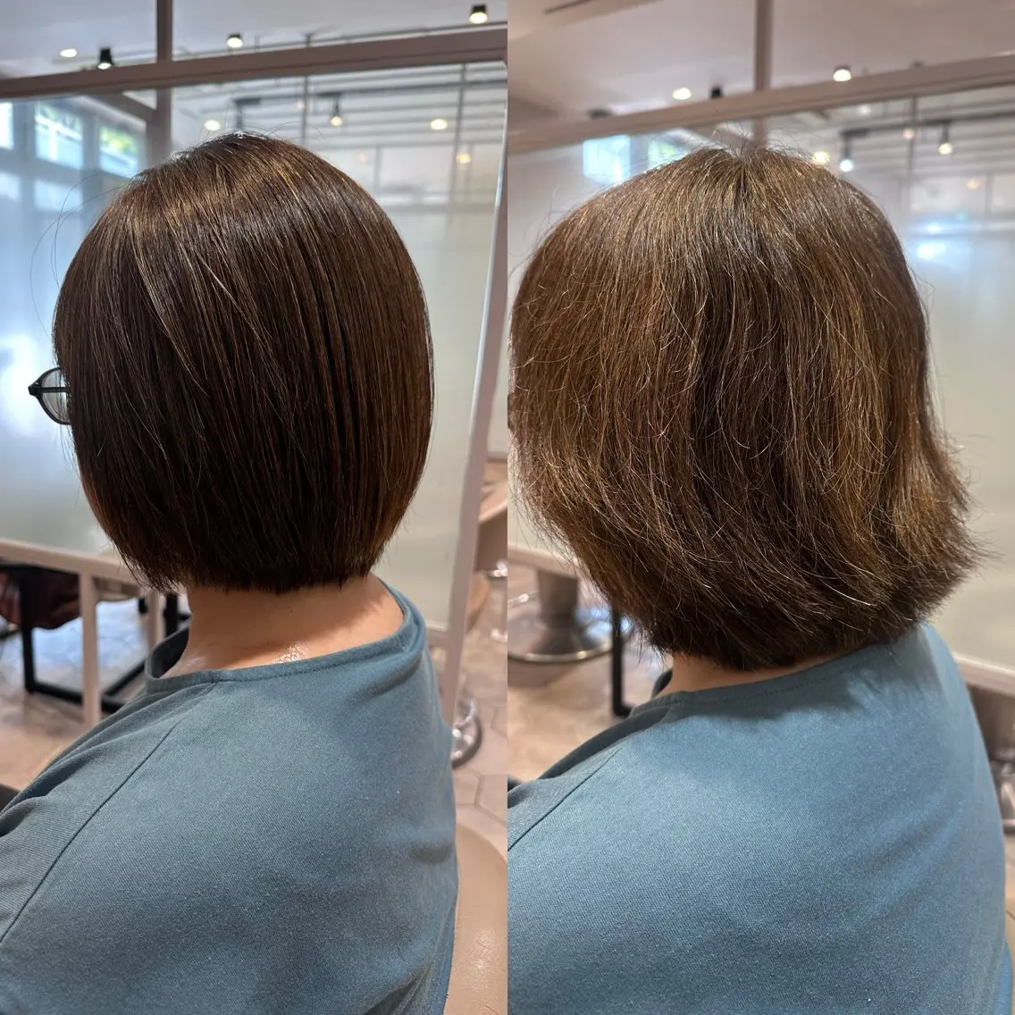 ショート センター南　髪質改善 大引　優のヘアスタイル