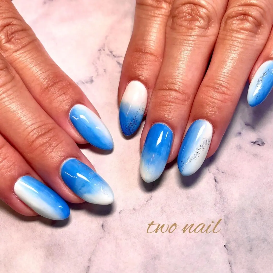 ネイル ホワイト two nailのネイルデザイン