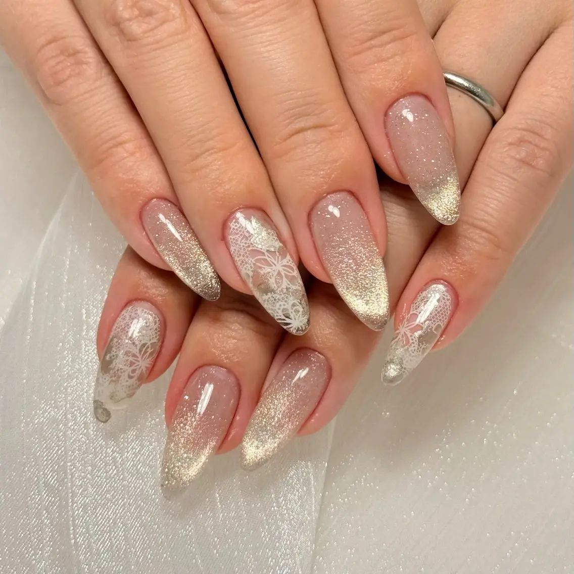 ネイル レース ハンドネイル calm nailのネイルデザイン