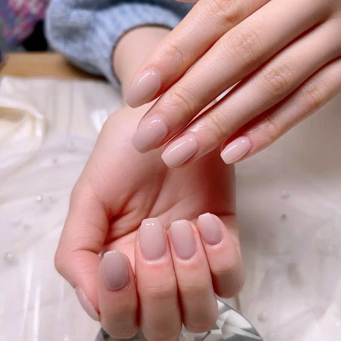 ネイル オフィスネイル ワンカラーネイル Cute Tips nailのネイルデザイン